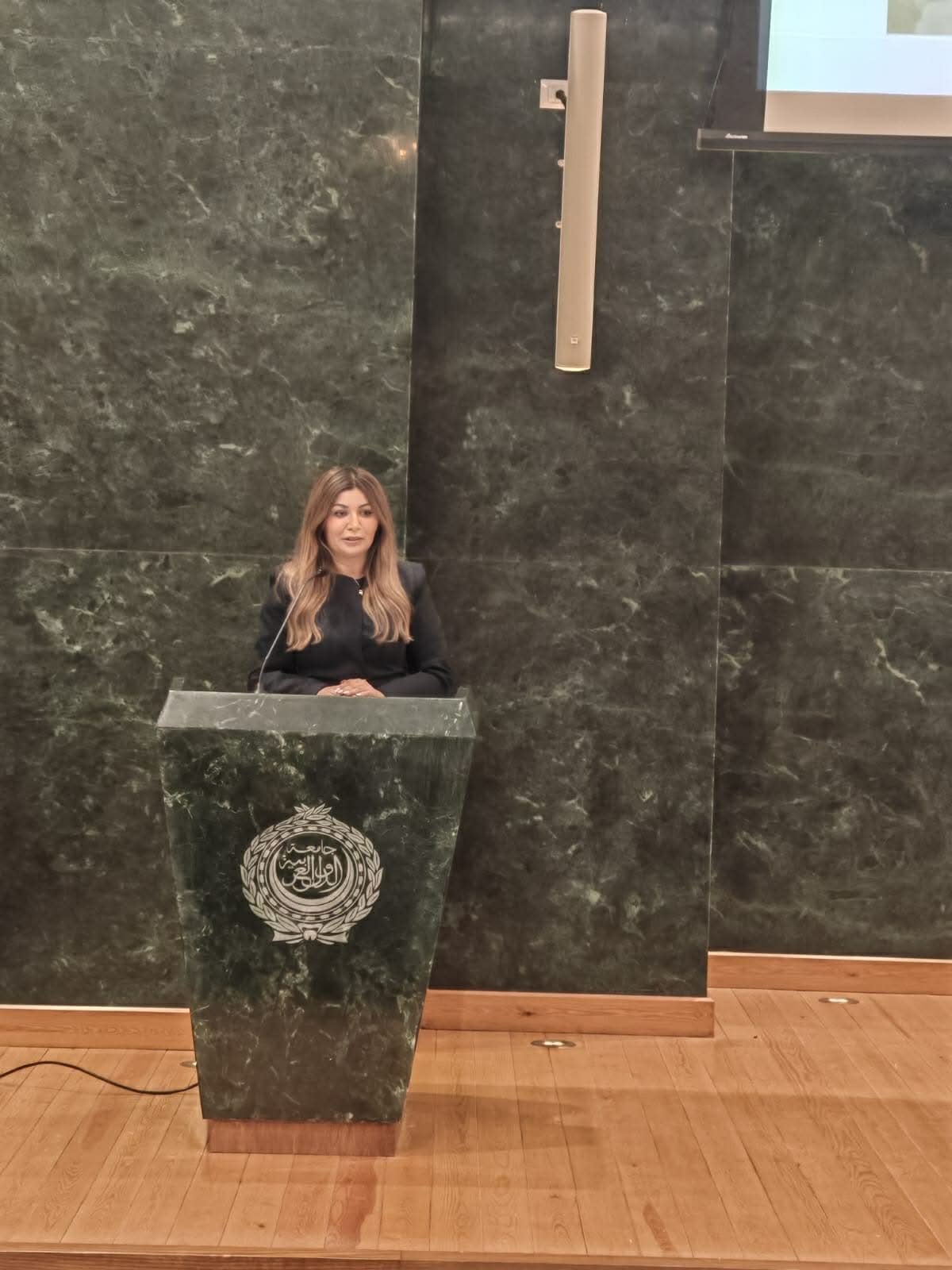 جامعه الدول العربيه تمنح قصاقيص الوسام الذهبي في وسام الخير للمبادرات 2026